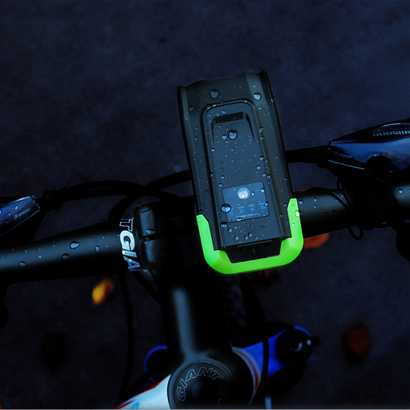 4000mAh Induction Bicycle Front Light Set USB Rechargeable Smart Headlight With Horn 800 Lumen LED Bike Lamp Cycling FlashLight